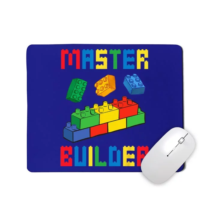 Brick Builder Funny Blocks Building Master Builder Toys Mousepad