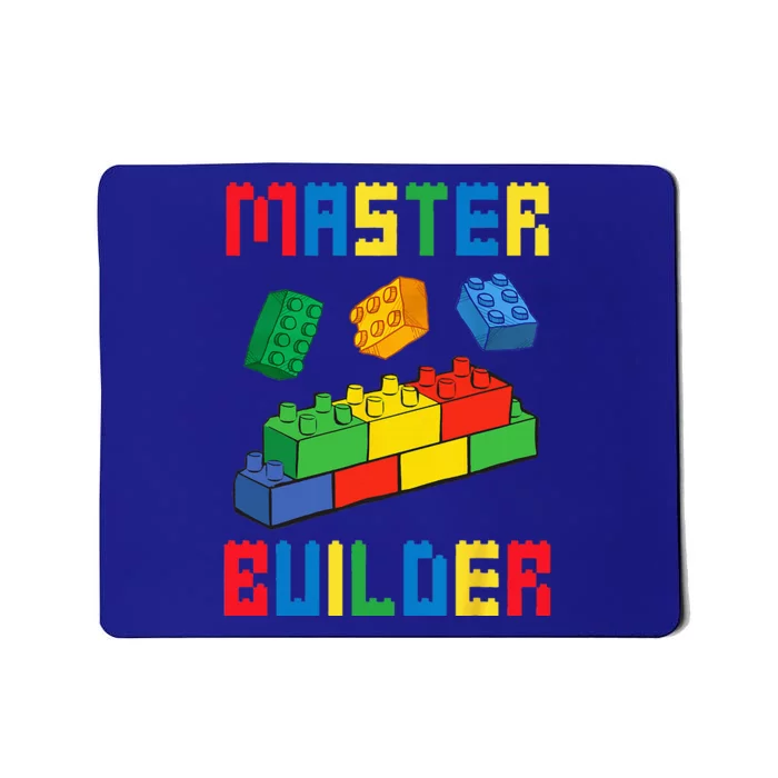 Brick Builder Funny Blocks Building Master Builder Toys Mousepad