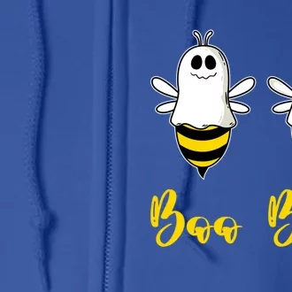 Boo Beez Funny Bee Halloween Costume Bees Cute Gift Full Zip Hoodie