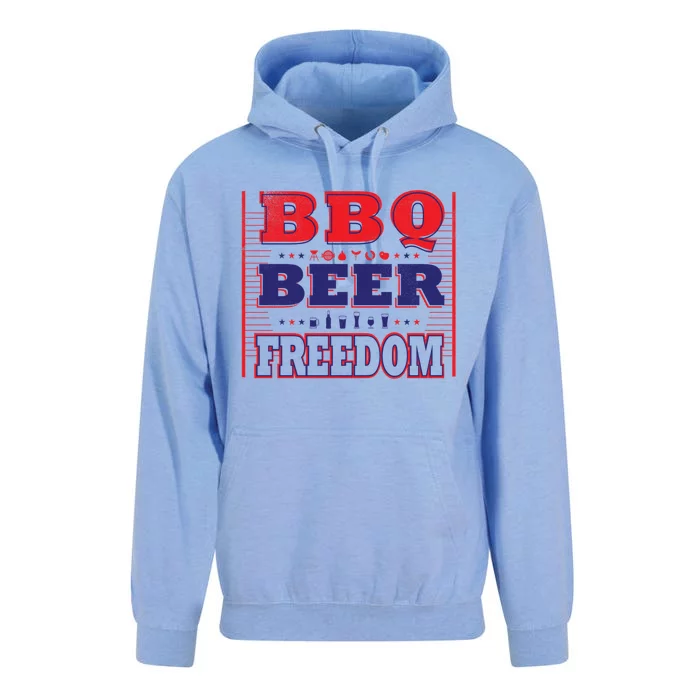 Bbq Beer Freedom Gift Great Gift Unisex Surf Hoodie