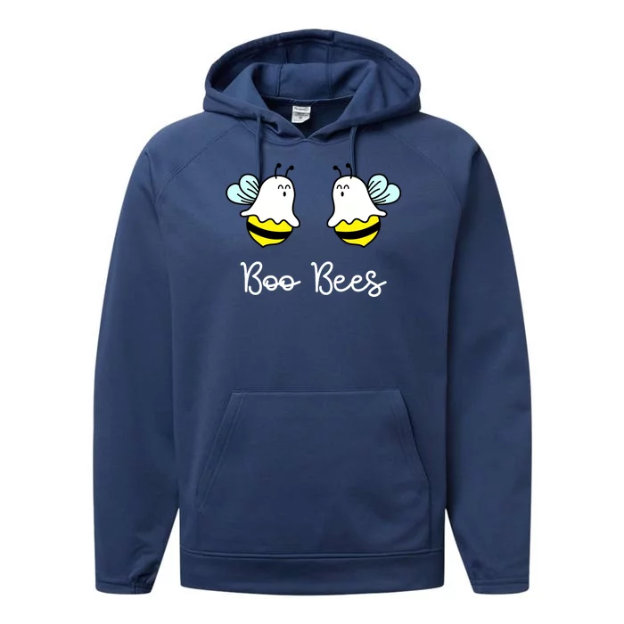 Boo Bees Funny Halloween Performance Fleece Hoodie