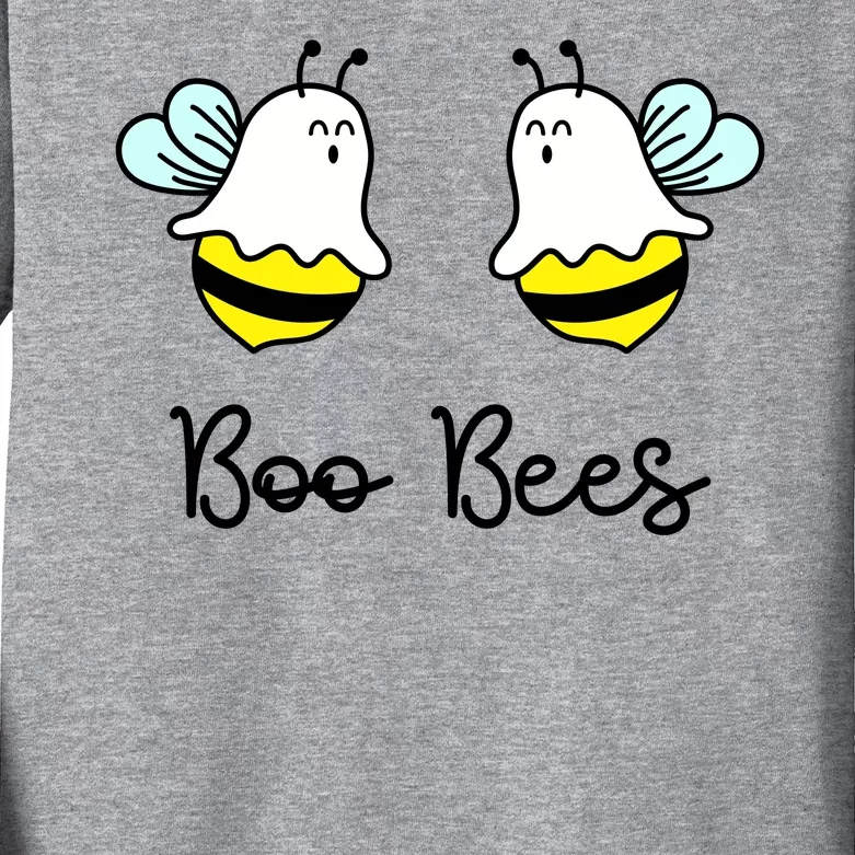 Boo Bees Funny Halloween Kids Long Sleeve Shirt