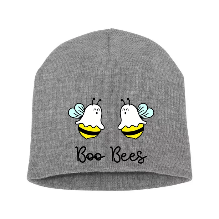 Boo Bees Funny Halloween Short Acrylic Beanie