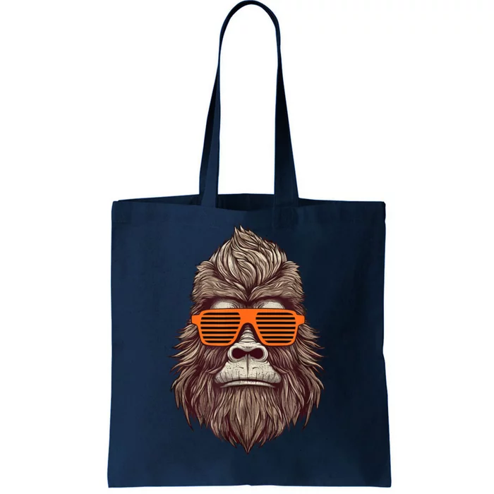 Bigfoot Birthday For Boy Cool Striped Animal Theme Party Tote Bag