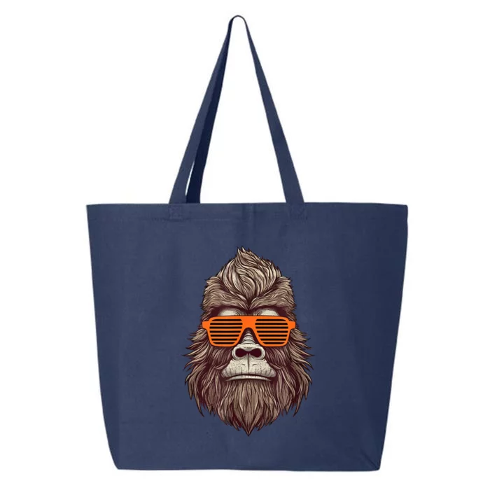 Bigfoot Birthday For Boy Cool Striped Animal Theme Party 25L Jumbo Tote