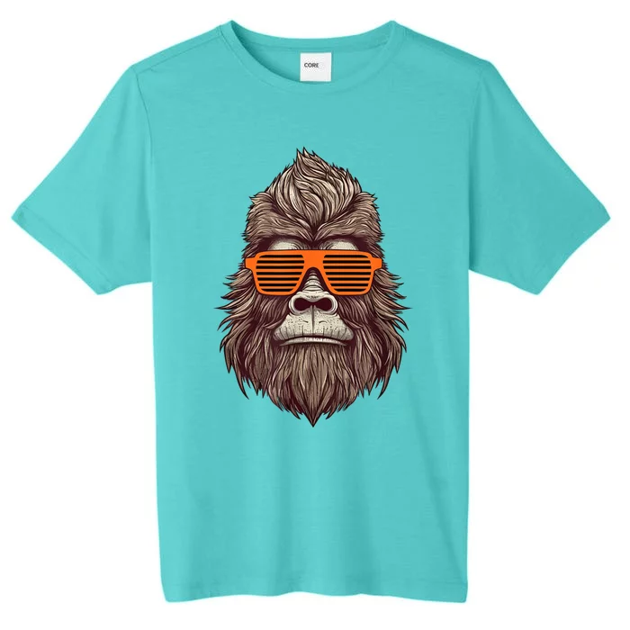 Bigfoot Birthday For Boy Cool Striped Animal Theme Party ChromaSoft Performance T-Shirt