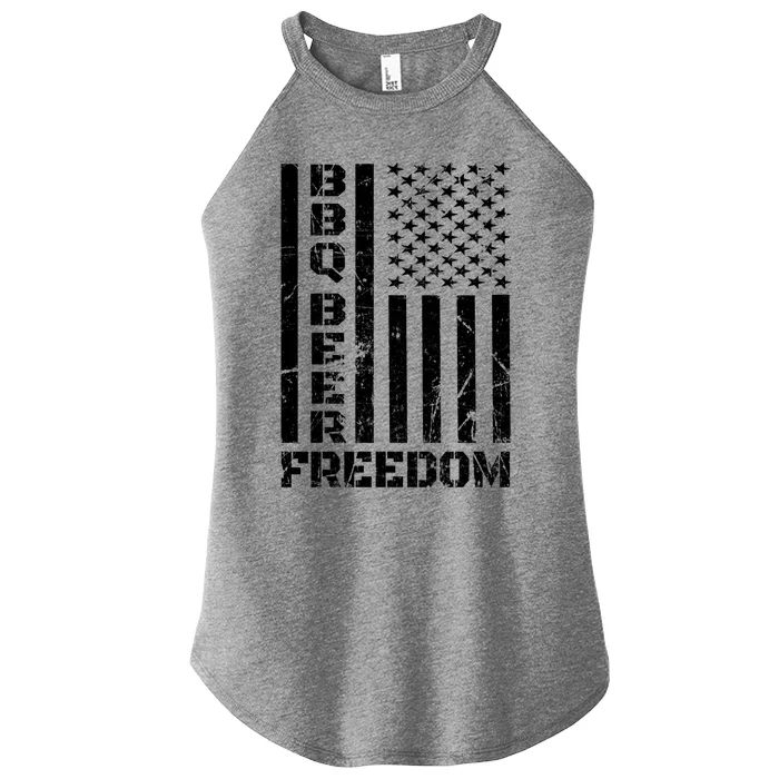 Bbq Beer Freedom Meaningful Gift American Usa Voting 2020 Great Gift Women’s Perfect Tri Rocker Tank