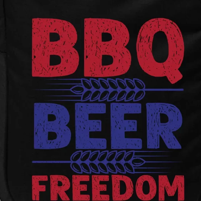 Bbq Beer Freedom Celebration Top Gift Impact Tech Backpack