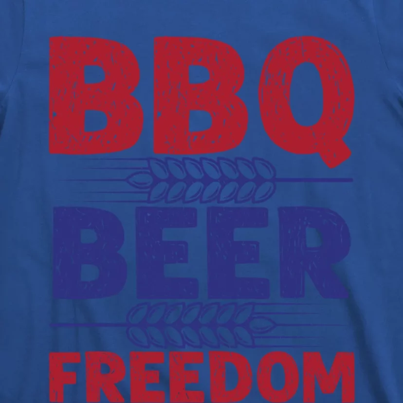 Bbq Beer Freedom Celebration Top Gift T-Shirt