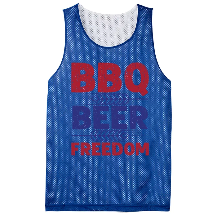 Bbq Beer Freedom Celebration Top Gift Mesh Reversible Basketball Jersey Tank