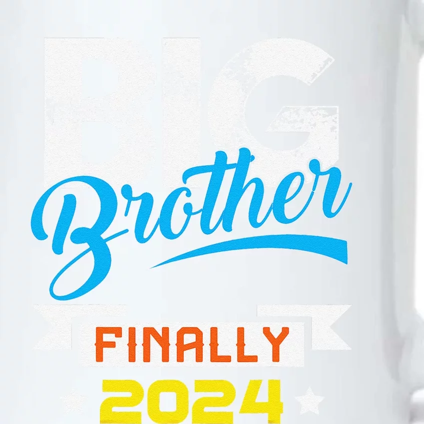 Big Brother Finally 2024 Pregnancy Announcement Baby Shower Black Color Changing Mug