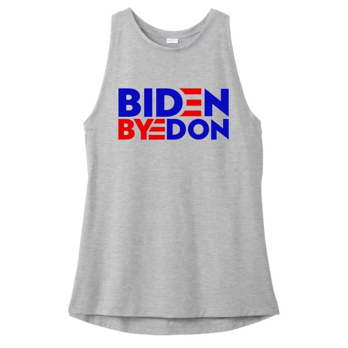 Biden Byedon Funny Politcal Anti Biden Ladies Tri-Blend Wicking Tank