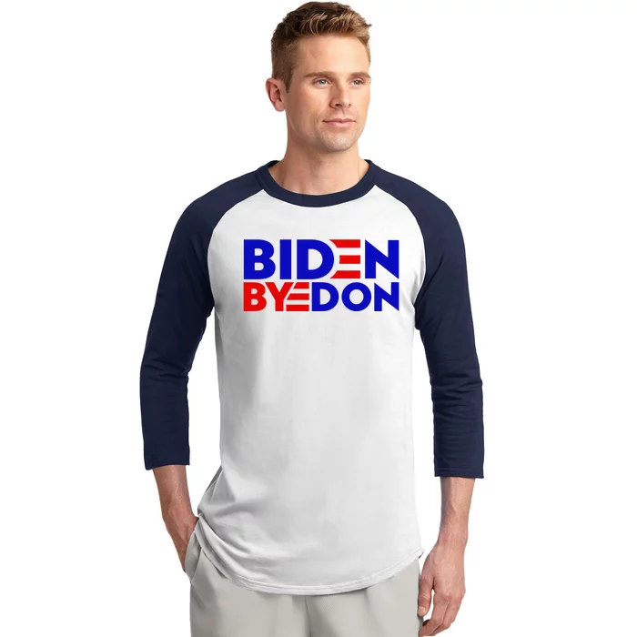 Biden Byedon Funny Politcal Anti Biden Baseball Sleeve Shirt