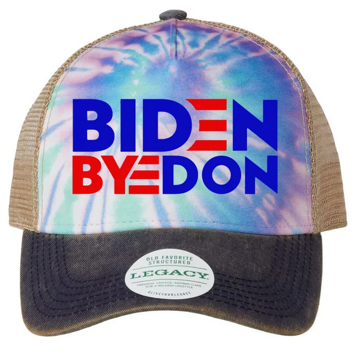 Biden Byedon Funny Politcal Anti Biden Legacy Tie Dye Trucker Hat