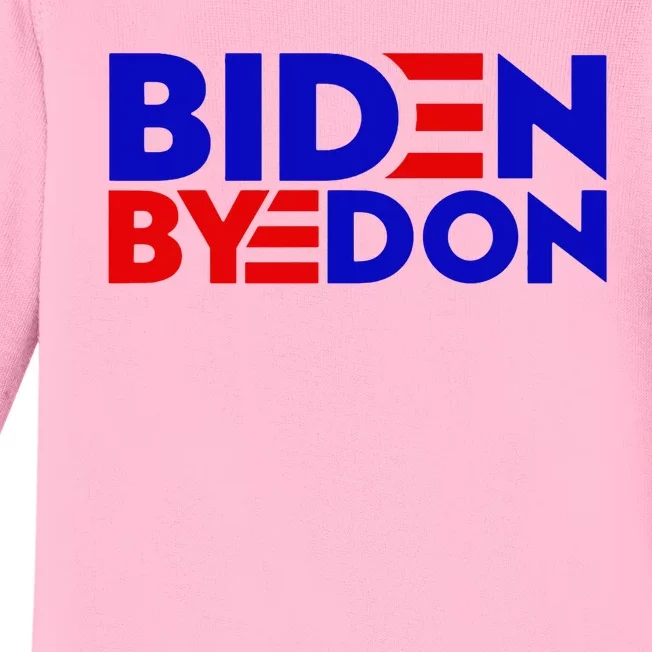 Biden Byedon Funny Politcal Anti Biden Baby Long Sleeve Bodysuit