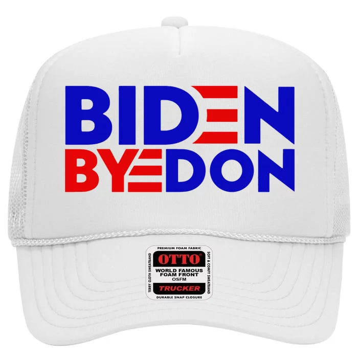 Biden Byedon Funny Politcal Anti Biden High Crown Mesh Trucker Hat