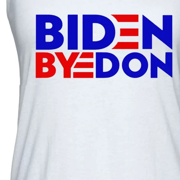 Biden Byedon Funny Politcal Anti Biden Ladies Essential Flowy Tank