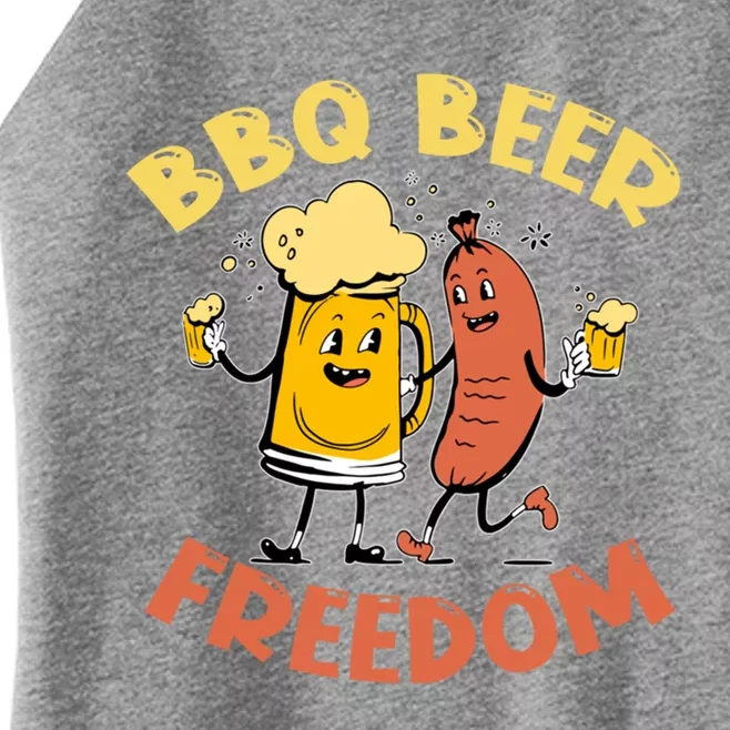 Bbq Beer Freedom Design For Barbecue And Beer Lovers Cool Gift Women’s Perfect Tri Rocker Tank