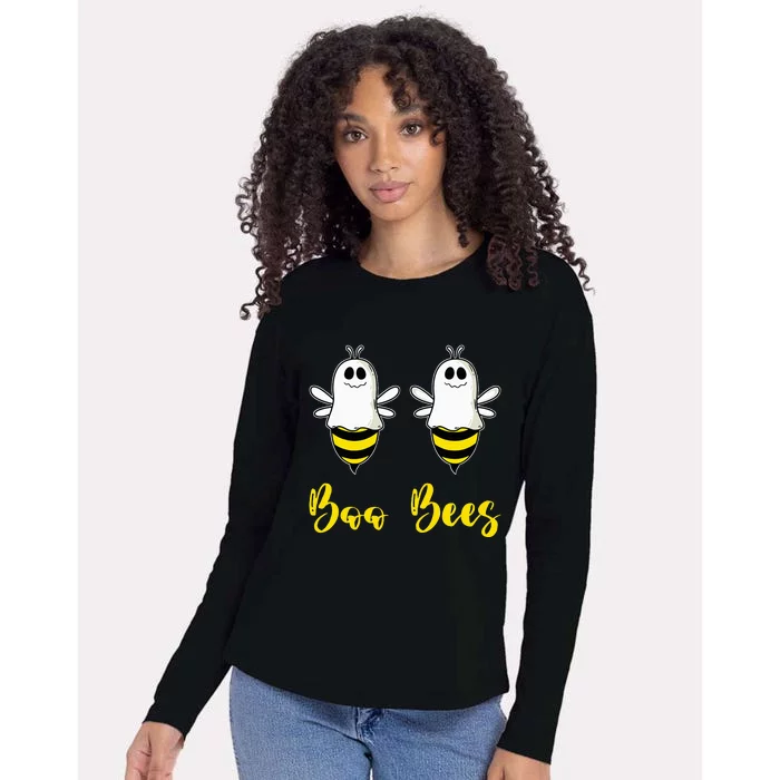 Boo Beez Funny Bee  Halloween Costume Bees Womens Cotton Relaxed Long Sleeve T-Shirt