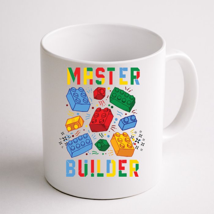 Brick Builder Funny Blocks Building Master Builder Front & Back Coffee Mug