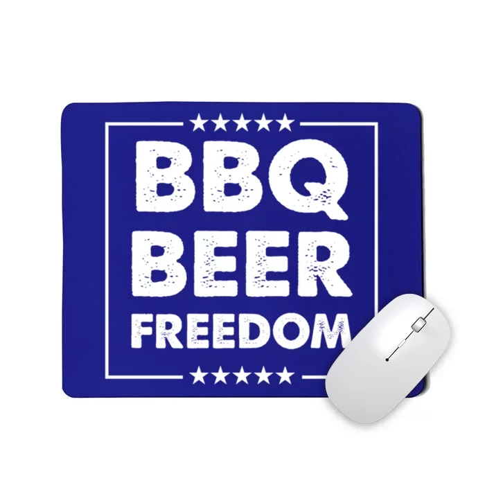 Bbq Beer Freedom Gift Mousepad