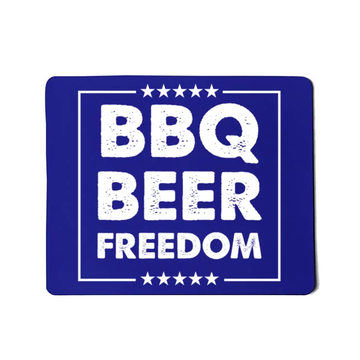 Bbq Beer Freedom Gift Mousepad