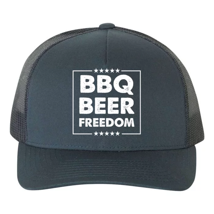 Bbq Beer Freedom Gift Yupoong Adult 5-Panel Trucker Hat