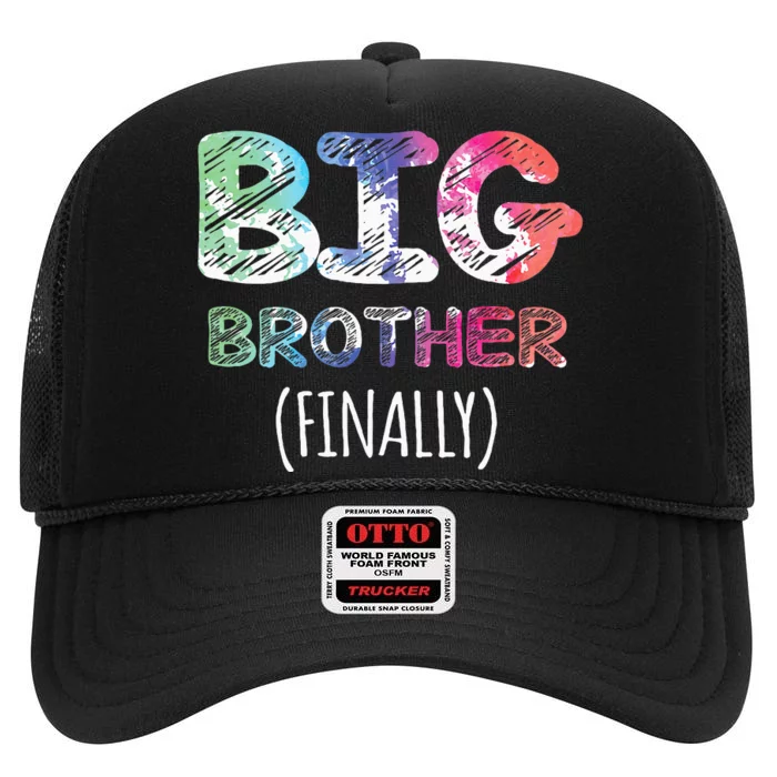 Big Brother Finally Toddlers Big Brother High Crown Mesh Trucker Hat