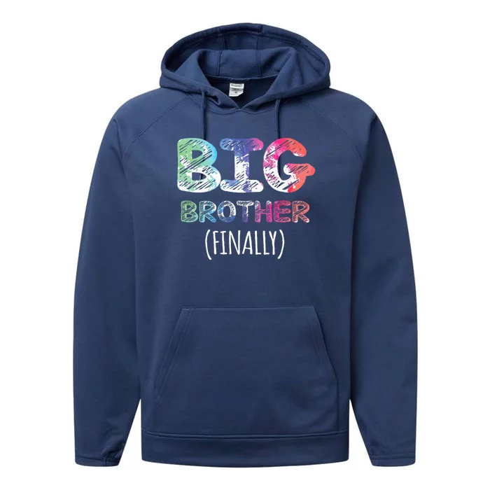 Big Brother Finally Toddlers Big Brother Performance Fleece Hoodie