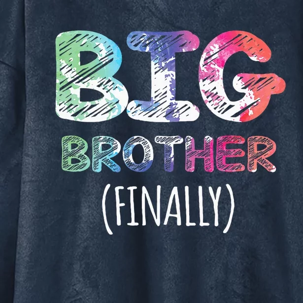 Big Brother Finally Toddlers Big Brother Hooded Wearable Blanket