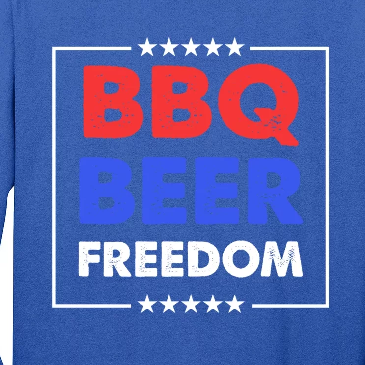 Bbq Beer Freedom Meaningful Gift Bbq Beer Freedom Gift Long Sleeve Shirt