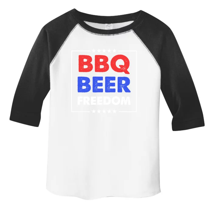 Bbq Beer Freedom Meaningful Gift Bbq Beer Freedom Gift Toddler Fine Jersey T-Shirt