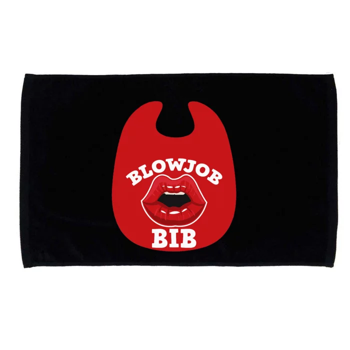 Blowjob Bib Funny Adult Dirty Humor Blowjob Bib Microfiber Hand Towel