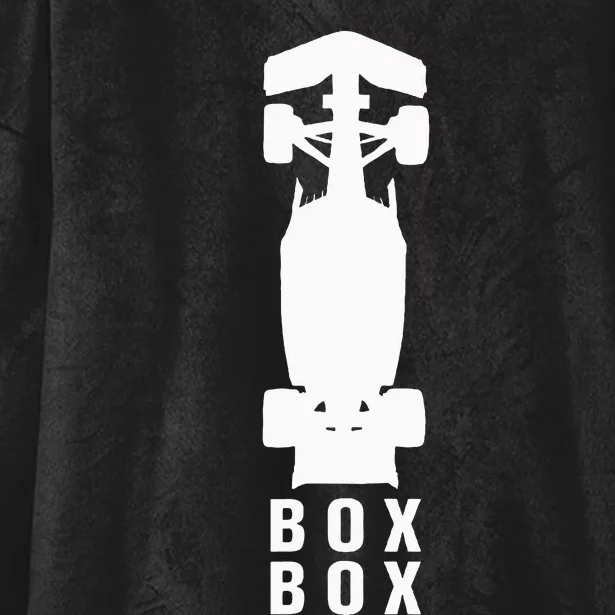 Box Box Formula Hooded Wearable Blanket