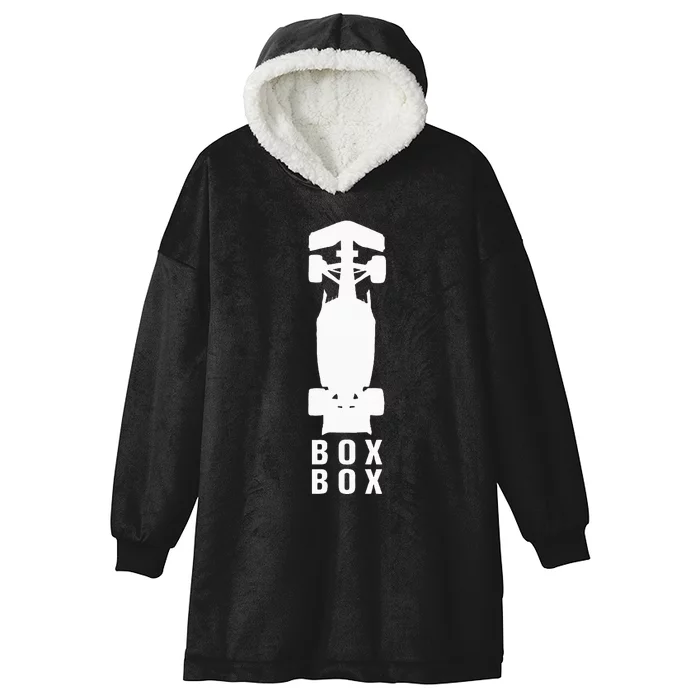 Box Box Formula Hooded Wearable Blanket