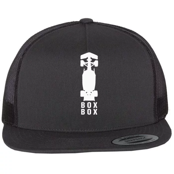 Box Box Formula Flat Bill Trucker Hat