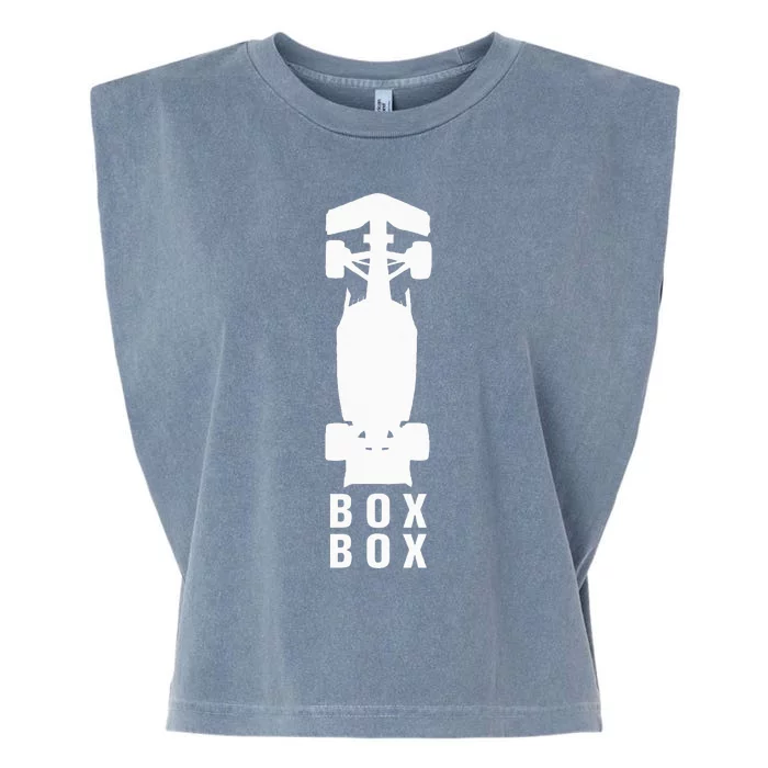 Box Box Formula Garment-Dyed Women's Muscle Tee