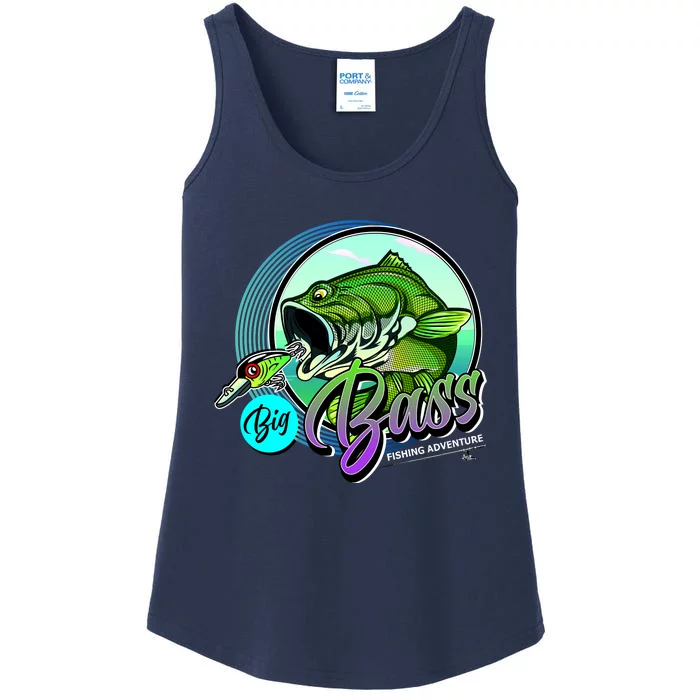 Big Bass Fishing Adventure Ladies Essential Tank