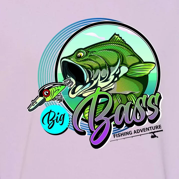 Big Bass Fishing Adventure Garment-Dyed Sweatshirt