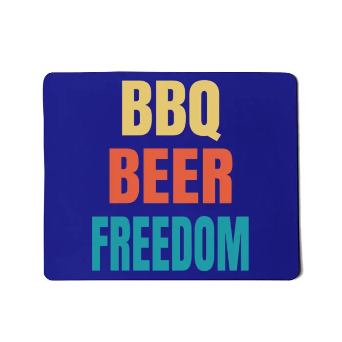 Bbq Beer Freedom Gift Mousepad