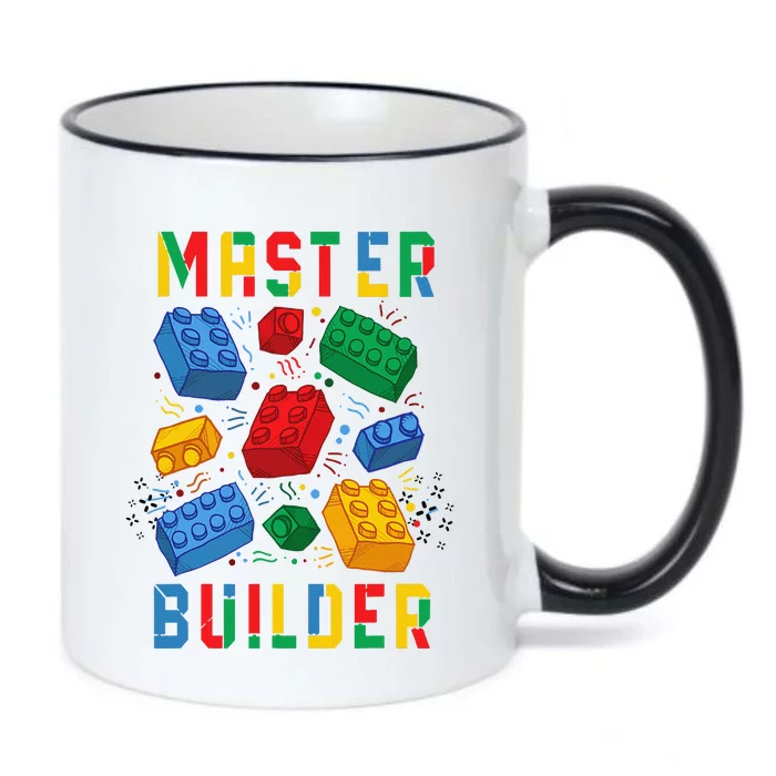 Brick Builder Funny Blocks Master Builder Black Color Changing Mug