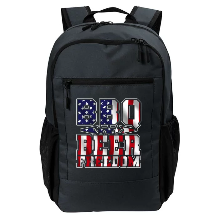 Bbq Beer Freedom Gift Daily Commute Backpack