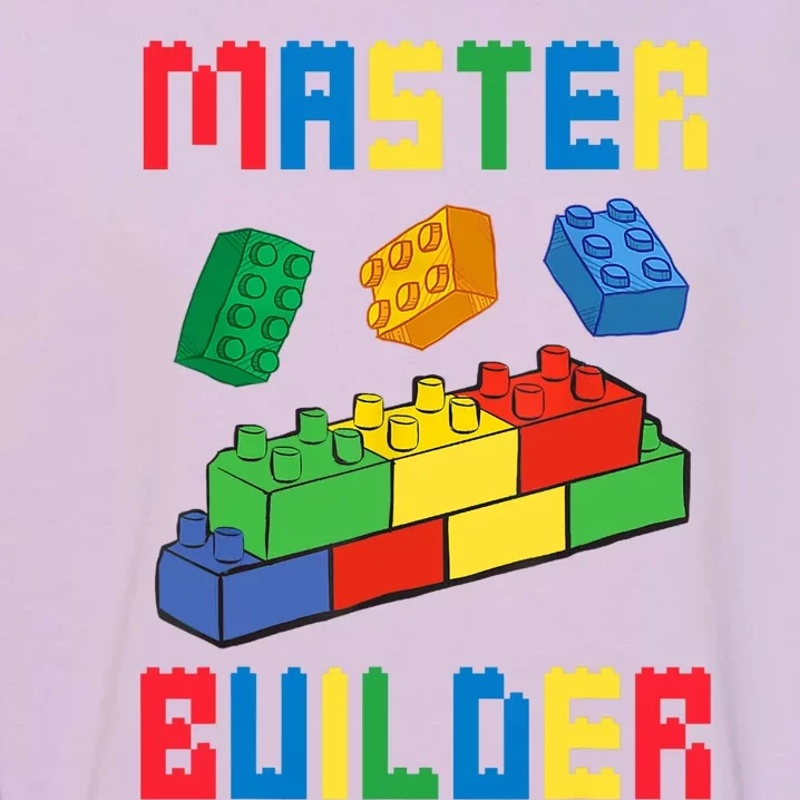 Brick Builder Funny Blocks Building Master Builder Toys Garment-Dyed Sweatshirt