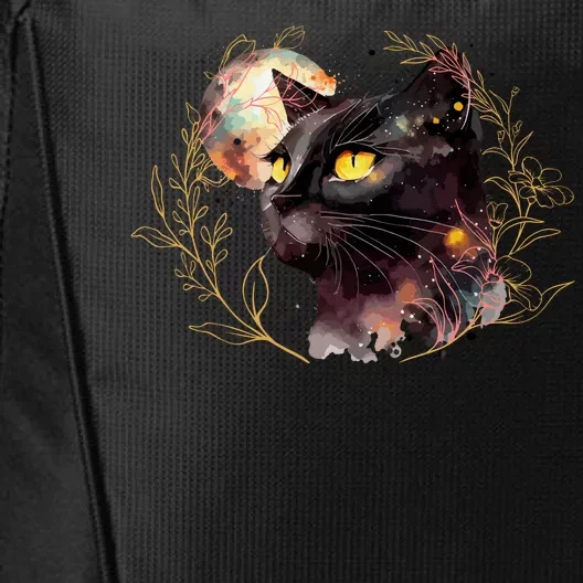 Beautiful Boho Floral Cat City Backpack