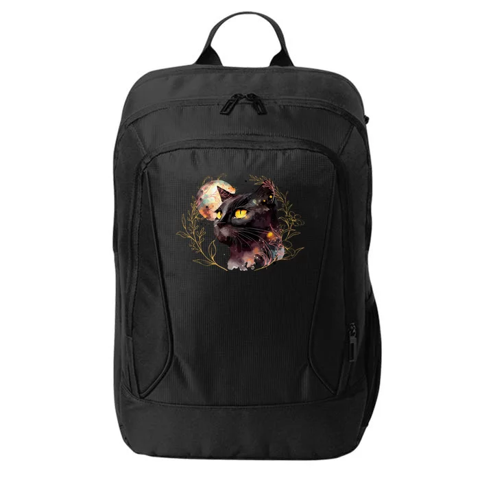 Beautiful Boho Floral Cat City Backpack