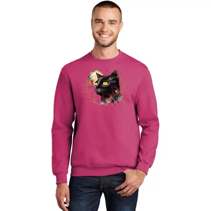 Beautiful Boho Floral Cat Sweatshirt