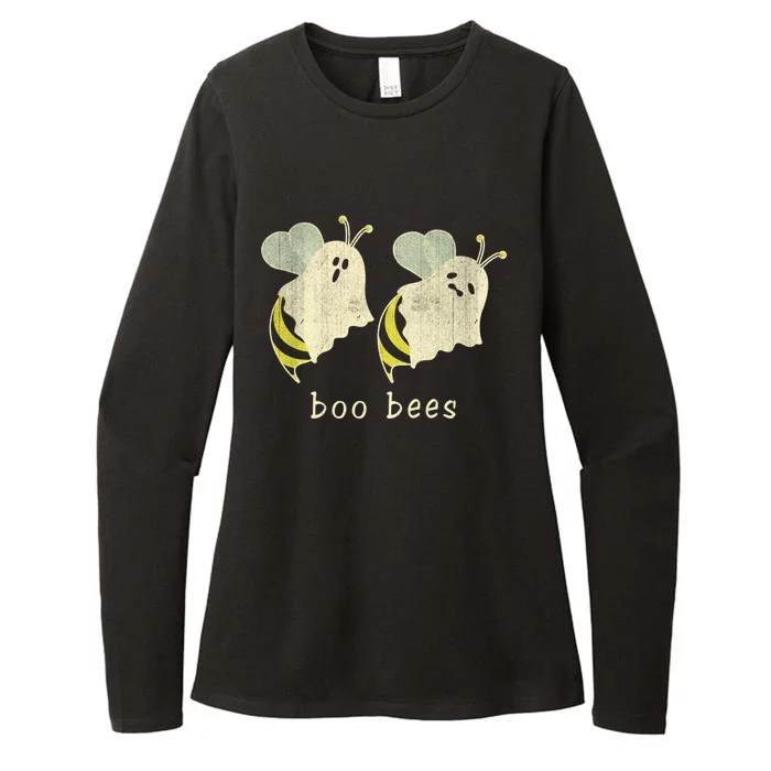 Boo Bee Funny Boo Halloween Bee Lover Gift Womens CVC Long Sleeve Shirt