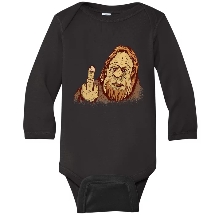 Believe Bigfoot For Monster Lovers Baby Long Sleeve Bodysuit