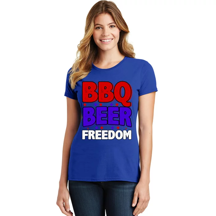 Bbq Beer Freedom Gift Women's T-Shirt