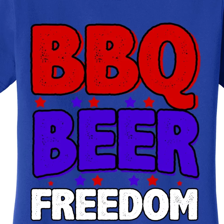 Bbq Beer Freedom Gift Women's T-Shirt